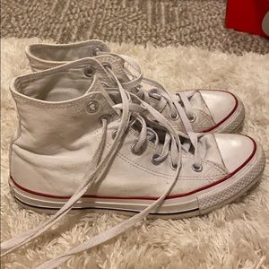 White high top converse